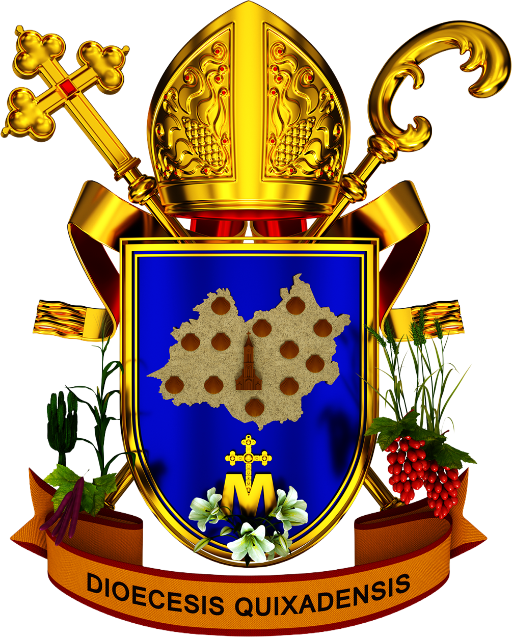 Brasão da Diocese de Quixadá